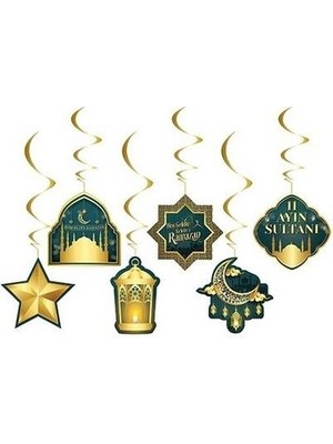 Zanzibar Ramazan Süs 6'lı Tavan Hoşgeldin Ramazan