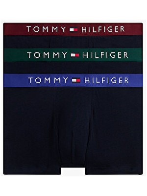 Tommy Hilfiger Th Logo Detaylı Kemerli 3'lü Boxer Seti