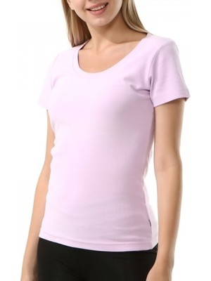 Kappa Kadın Basic T-Shirt Elvo Lila