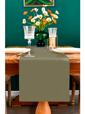 Monolisse Canvas Sıvı Geçirmez Leke Tutmaz Runner 40X150 cm