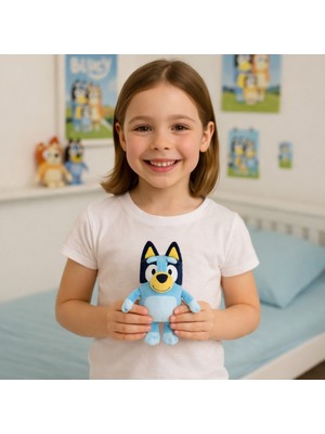 Toyfest Blueyplus Bluey Sevilen Karakter Yumuşak Peluş Oyuncak Çocukların En Eğlenceli Oyun Arkadaşı 23 cm