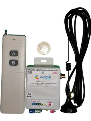Elimkon Kumanda 1 Kanal Harici Antenli  Büyük Elcik
