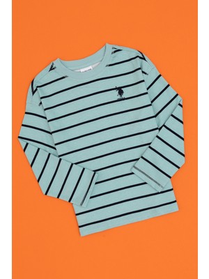 U.s. Polo Assn. Erkek Çocuk Koyu Mint Sweatshirt 50314042-VR152