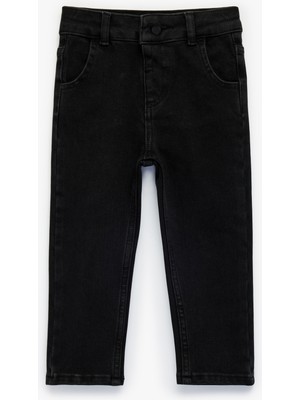 Koton Pamuklu Düğmeli Normal Bel Cepli Jean Pantolon