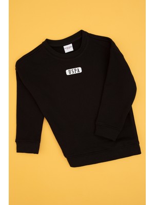 U.s. Polo Assn. Erkek Çocuk Siyah Sweatshirt 50325174-VR046