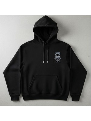 Model Cross Baskılı Hoodie