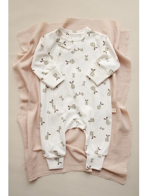 Oh la la Koala For Little Ones Armut Baby Fluff Serisi Fermuarlı Tulum