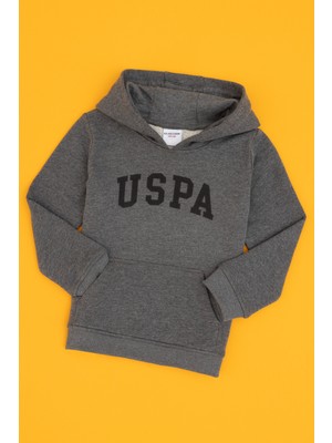 U.s. Polo Assn. Erkek Çocuk Antrasit Melanj Sweatshirt 50314005-VR081