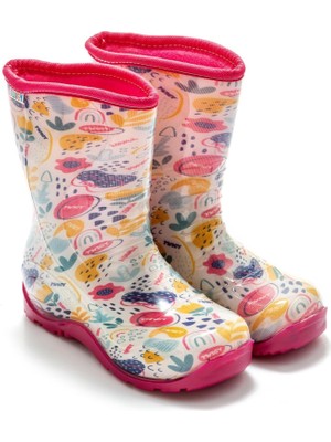 Twigy NN0607 Yağmur Pembe Çocuk Çizme