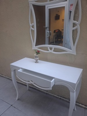 Bengi Ankara Mobilya Dresuar 90544CNC Çökertme Model Windows Ayna Lake Beyz Tabla Kayn Aslan Ayk