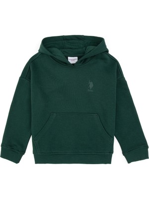 U.s. Polo Assn. Erkek Çocuk Koyu Yeşil Sweatshirt 50313941-VR079