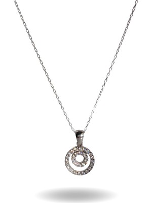 Keskin Gümüş Gümüş Ikili Hare Tasarım Kadın Kolye Doğum Günü Hediye