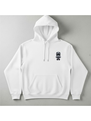 Model Cross Baskılı Hoodie