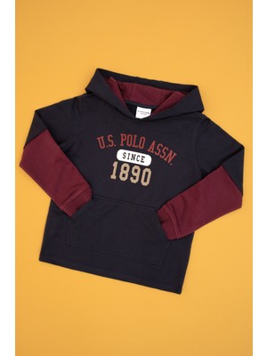 U.s. Polo Assn. Erkek Çocuk Açık Lacivert Sweatshirt 50316470-VR059