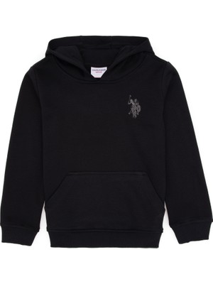 U.s. Polo Assn. Erkek Çocuk Siyah Sweatshirt 50313980-VR046