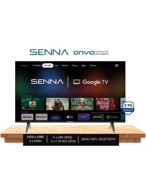 Senna 43UQ9500FQ 43'' 109 Ekran Uydu Alıcılı Full HD QLED Google TV