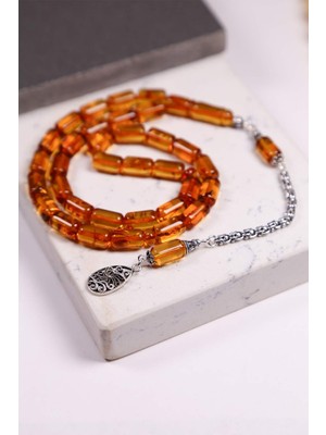 Tesbihkenti Baltık Denizi'nin Hazinesi: 925 Gümüş Püsküllü Litvanya Damla Kehribar