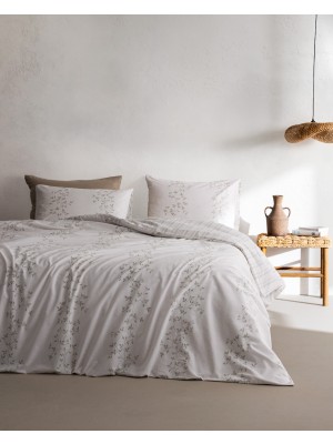 Madame Coco Arsene Tek Kişilik %100 Pamuk Ranforce Baskılı Nevresim Takımı - Mint Yeşili