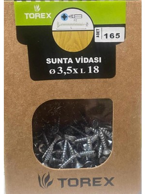 Torex 3.5*18 DIN7505 Sunta Vidası K.e.k.