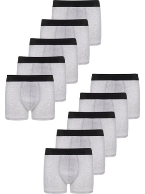 Freemen Erkek 10’lu Pamuklu Slim Fit Boxer Seti – Geniş Beden Aralığı