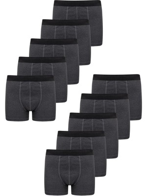 Freemen Erkek 10’lu Pamuklu Slim Fit Boxer Seti – Geniş Beden Aralığı