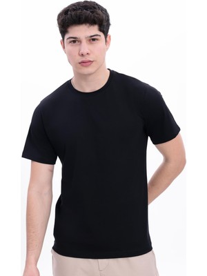 Freemen Erkek/unisex Bisiklet Yaka Basic Tişört %100 Pamuk - 371