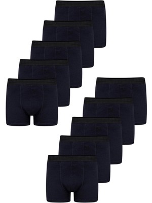Freemen Erkek 10’lu Pamuklu Slim Fit Boxer Seti – Geniş Beden Aralığı