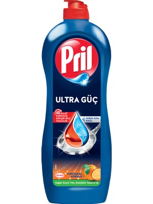 Pril Ultra Güç Sıvı Bulaşık Deterjanı Adana Portakalı 675 ml Hijyen Soğuk Suda Etkili