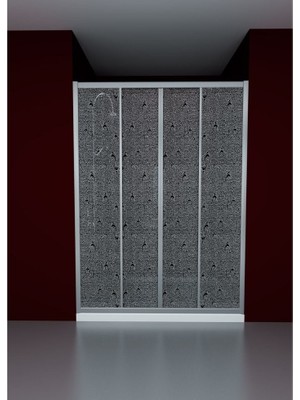 Kupon Duş ve Banyo Sistemleri Bendis D400 Mika Cam Duşakabin H: 180 cm