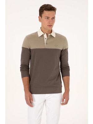 U.s. Polo Assn. Erkek Açık Haki Sweatshirt 50316428-VR183