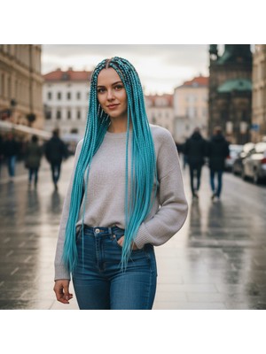 Hsc Bilişim Afrika Örgüsü ve Rasta Için Sentetik Saç / Açık