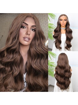 Hsc Bilişim Bebek Kumralı Fiber Sentetik Geniş Dalgalı Tül Peruk