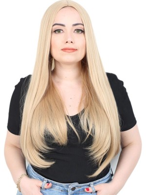 Hsc Bilişim Fiber Sentetik Uzun Düz Peruk / Balköpüğü