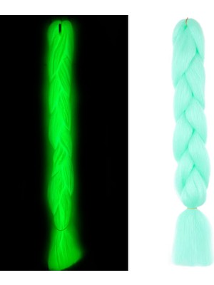 Hsc Bilişim Fosforlu Neon Örgülük Saç Esperer 100 Gr. / Su Yeşili