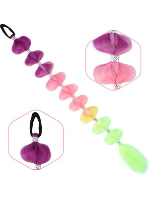 Hsc Bilişim Örgülü Aksesuarlı Lastikli At Kuyruğu / ACM21