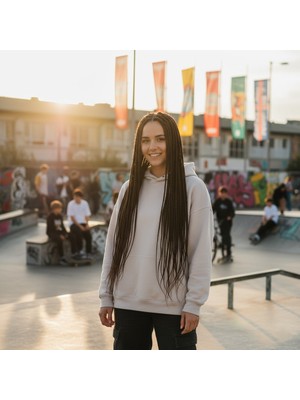 Hsc Bilişim Afrika Örgüsü ve Rasta Için Sentetik Saç / Koyu Kestane