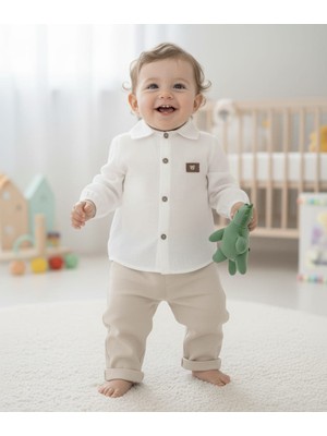 Ayyıldız Baby Laura Baby Erkek Bebek / Çocuk Gömlek Pantolon Takım