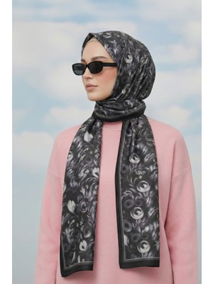 Kamer Scarf Soft Pamuk Desenli Şal Leylazar Serisi