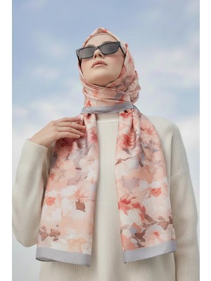 Kamer Scarf Soft Pamuk Desenli Şal Romantique Serisi