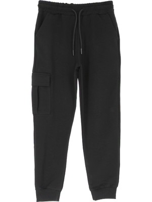 Modanino Erkek Çocuk Eşofman Alt-2 Iplik-Kargo Cepli 8-12 Yaş 12475