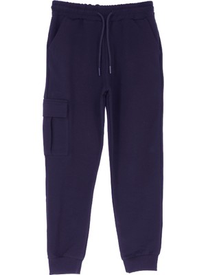 Modanino Erkek Çocuk Eşofman Alt-2 Iplik-Kargo Cepli 8-12 Yaş 12475