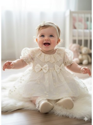 Togy Baby Ve Kids Wear Laura Baby Kız Bebek Çocuk Doğum Günü/özel Gün /parti Elbise