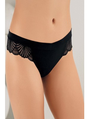 Şahinler Kadın Pamuklu Yanları Dantel Işlemeli 6 Adet Külot 3088