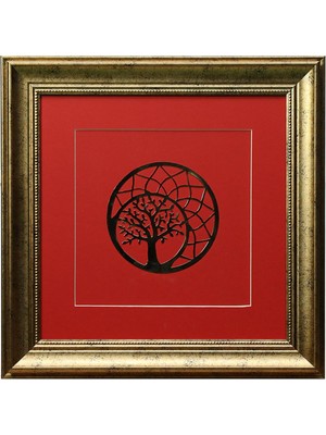 E38 El Işçiliği Pirinç Tablo 42*42 cm - 6450