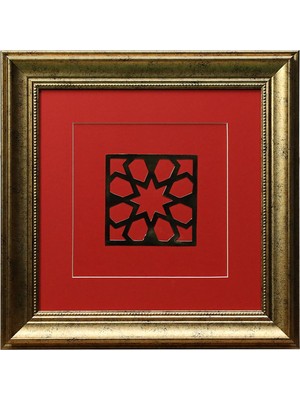 E38 El Işçiliği Pirinç Tablo 40*40 cm - 6451