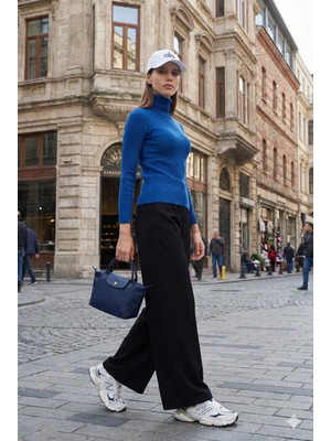 Lela Balıkçı Yaka Soft Akrilik Kazak Bayan Kazak 4614102