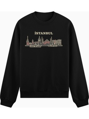 Istanbul Temalı Sweatshirt