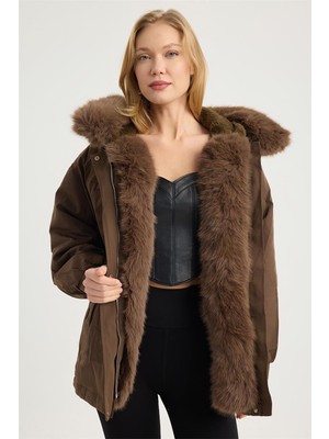 Home Store Içi Peluş Mont