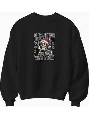 Yılbaş Holy Shit Temalı Sweatshirt