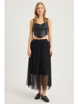 Home Store Tül Pliseli Etek